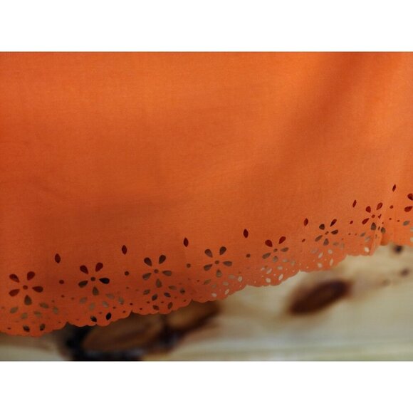 KARLIE WOMEN'S ONE SHOULDER SHORT DRESS ORANGE - Picture 6 of 11